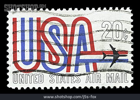 
                Usa, Briefmarke                   