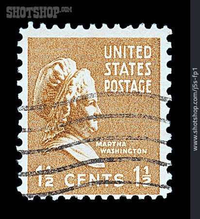 
                Usa, Briefmarke, Martha Washington                   