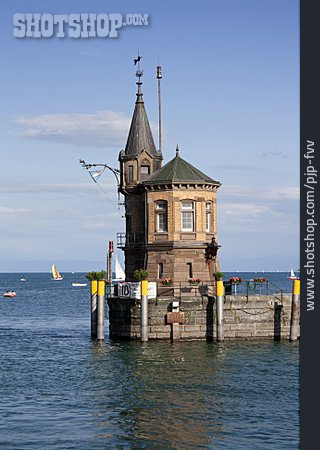 
                Leuchtturm, Bodensee, Konstanz, Hafeneinfahrt                   