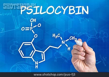 
                Strukturformel, Psilocybin                   