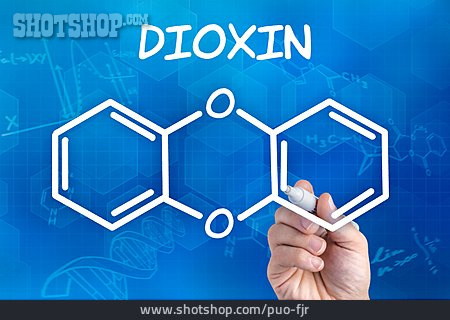 
                Strukturformel, Dioxin                   