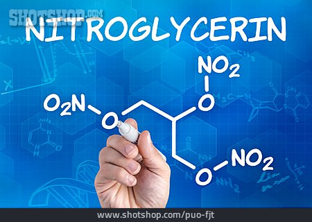 
                Strukturformel, Nitroglycerin                   