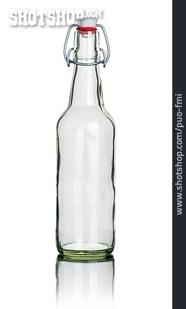 
                Flasche, Glasflasche, Bügelflasche                   