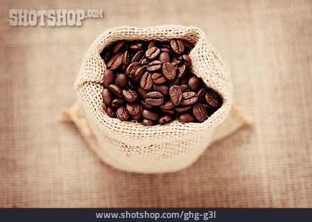 
                Kaffee, Kaffeebohnen, Kaffeesack                   