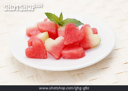 
                Herzförmig, Wassermelone                   