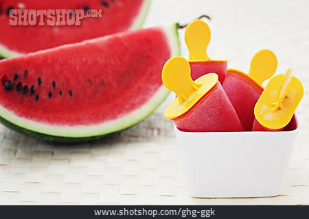 
                Fruchteis, Meloneneis                   