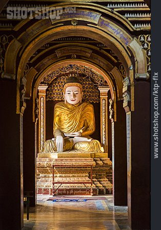 
                Buddha, Burma, Thanboddhay Pagode                   