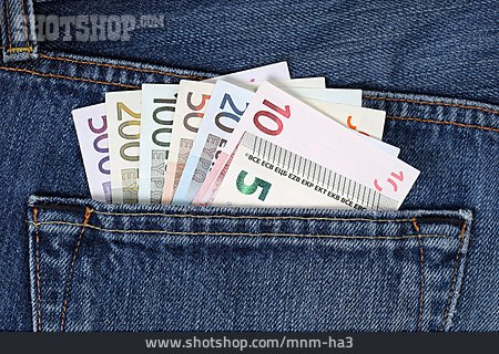 
                Geld, Euro, Geldschein, Taschengeld                   