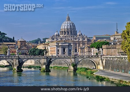 
                Rom, Petersdom, Tiber                   