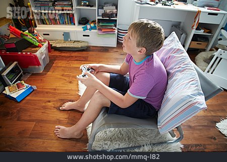 
                Junge, Spielen, Videospiel                   