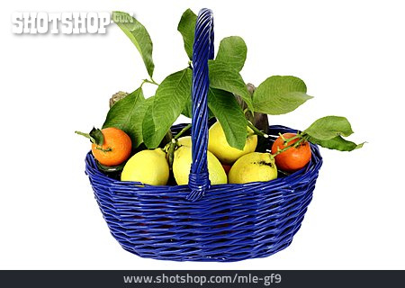 
                Ernte, Zitrusfrüchte, Obstkorb                   