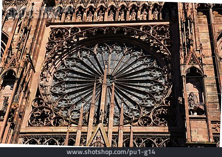 
                Rosette, Kathedrale, Straßburg                   