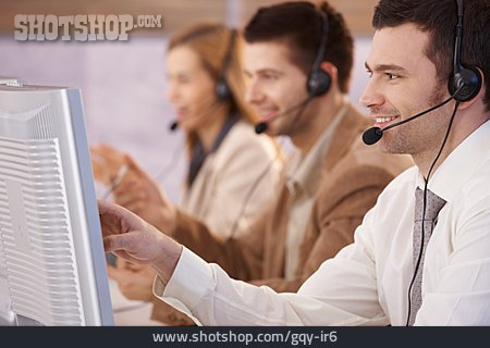
                On The Phone, Customer Service, Call Center                   