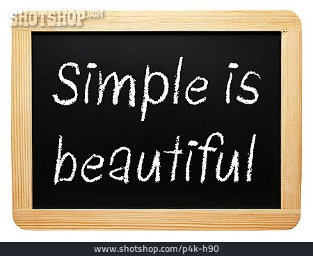 
                Schlicht, Einfach, Einfachheit                   