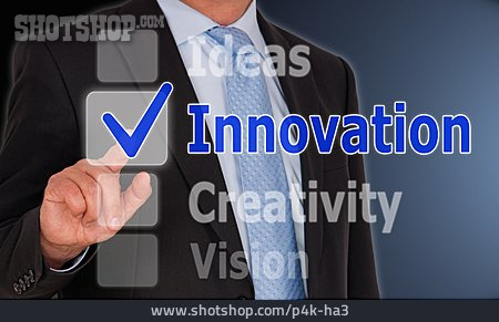 
                Idee, Kreativität, Innovation, Vision                   