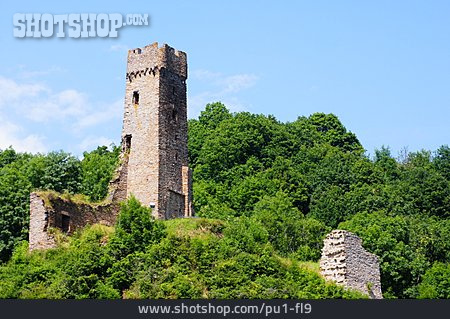 
                Ruine, Burgruine, Philippsburg                   