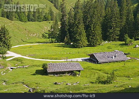 
                Almhütte, Alm, Berchtesgadener Land, Bindalm                   