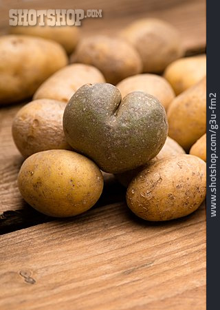 
                Herzform, Kartoffel                   
