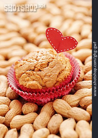 
                Valentinstag, Muffin, Erdnuss-muffin                   