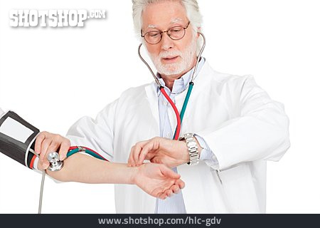 
                Arzt, Untersuchung, Blutdruck                   