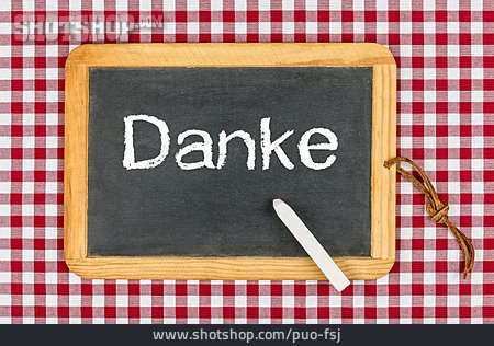 
                Tafel, Danke, Landhausstil                   