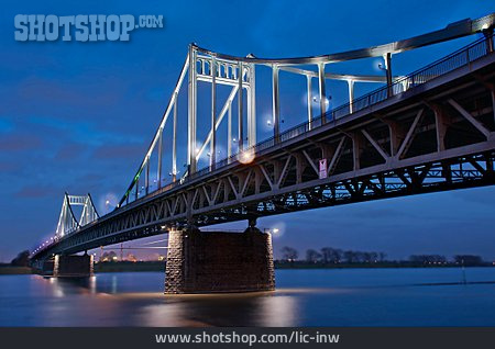 
                Brücke, Rheinbrücke, Krefeld-uerdinger Brücke                   