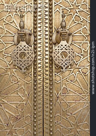 
                Tür, Orientalisch, Verziert                   