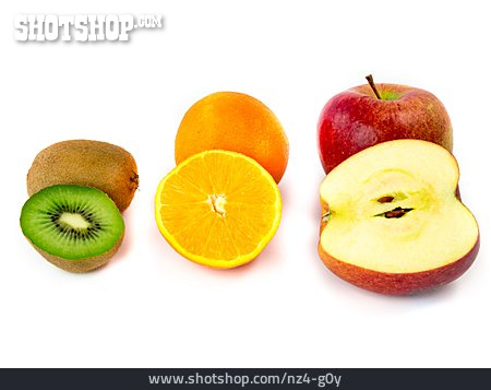 
                Obst, Apfel, Orange, Kiwi                   