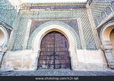 
                Stadttor, Orientalisch, Marokko                   