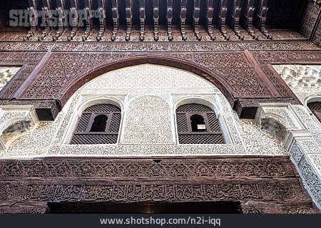 
                Fassade, Orientalisch, Holzschnitzerei                   