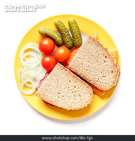 
                Belegtes Brot, Stulle, Wurstbrot, Sandwich                   