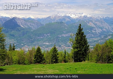 
                Gebirge, Alpen, Gletscher, Bergpanorama, Italien, Monte Baldo                   