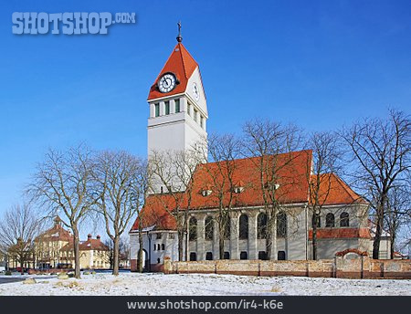 
                Kirche, Kirchturm, Lausitz, Senftenberg                   