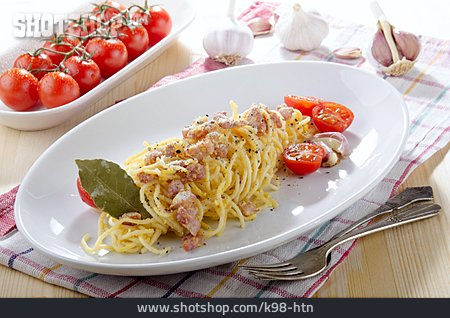 
                Spaghetti, Pasta, Italienische Küche, Carbonara                   