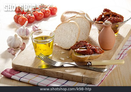 
                Brotzeit, Italienische Küche, Getrocknete Tomaten                   