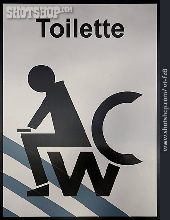 
                Toilette, Wc, Piktogramm                   