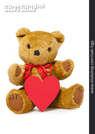
                Herz, Geschenk, Teddybär                   