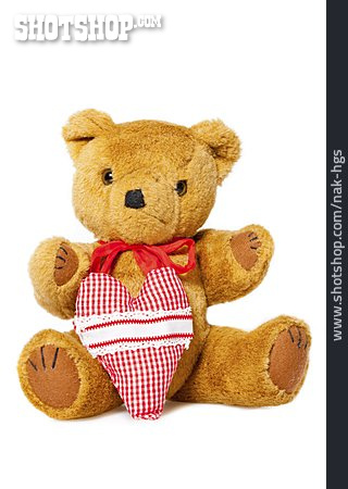 
                Herz, Geschenk, Teddybär                   