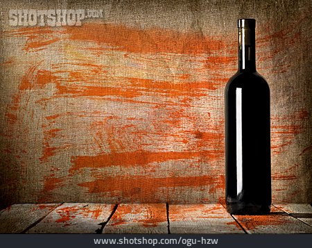 
                Wein, Weinflasche, Rotwein                   