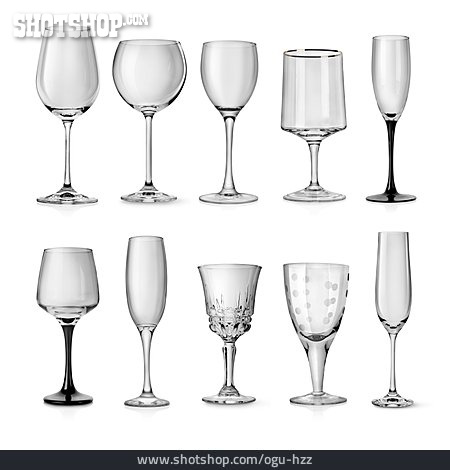 
                Weinglas, Trinkglas, Champagnerglas                   