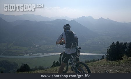 
                Aussicht, Radfahrer, Mountainbike, Mountainbiker                   