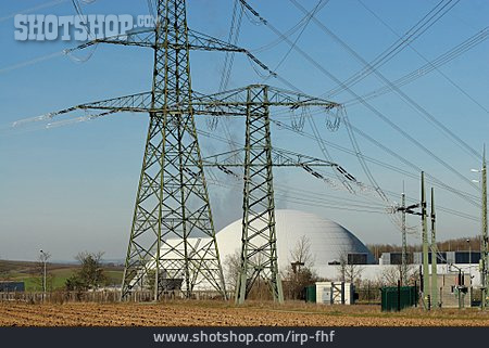 
                Kraftwerk, Akw, Atomenergie, Neckarwestheim                   