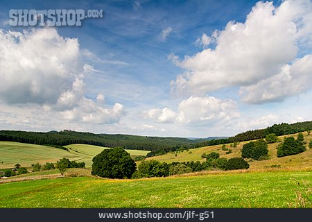 
                Landschaft, Thüringen, Saaleholzlandkreis                   
