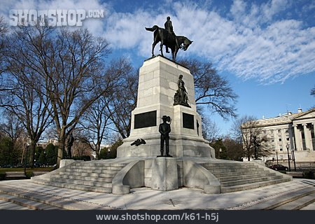 
                Denkmal, Statue, William Tecumseh Sherman                   