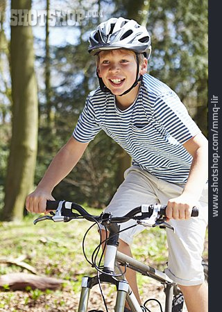 
                Junge, Kind, Radfahrer, Radfahren                   