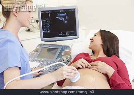 
                Schwangerschaft, Ultraschall, Vorsorgeuntersuchung, Gynäkologin                   