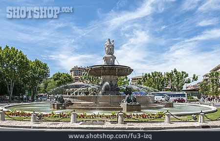 
                Aix En Provence, Fontaine De La Rotonde                   
