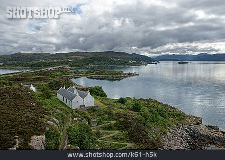 
                Schottland, Highlands, Cottage, Isle Of Skye                   