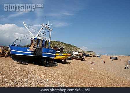 
                Fischerboot, Fischkutter, Hastings                   