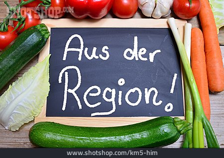 
                Gemüse, Regional, Region                   